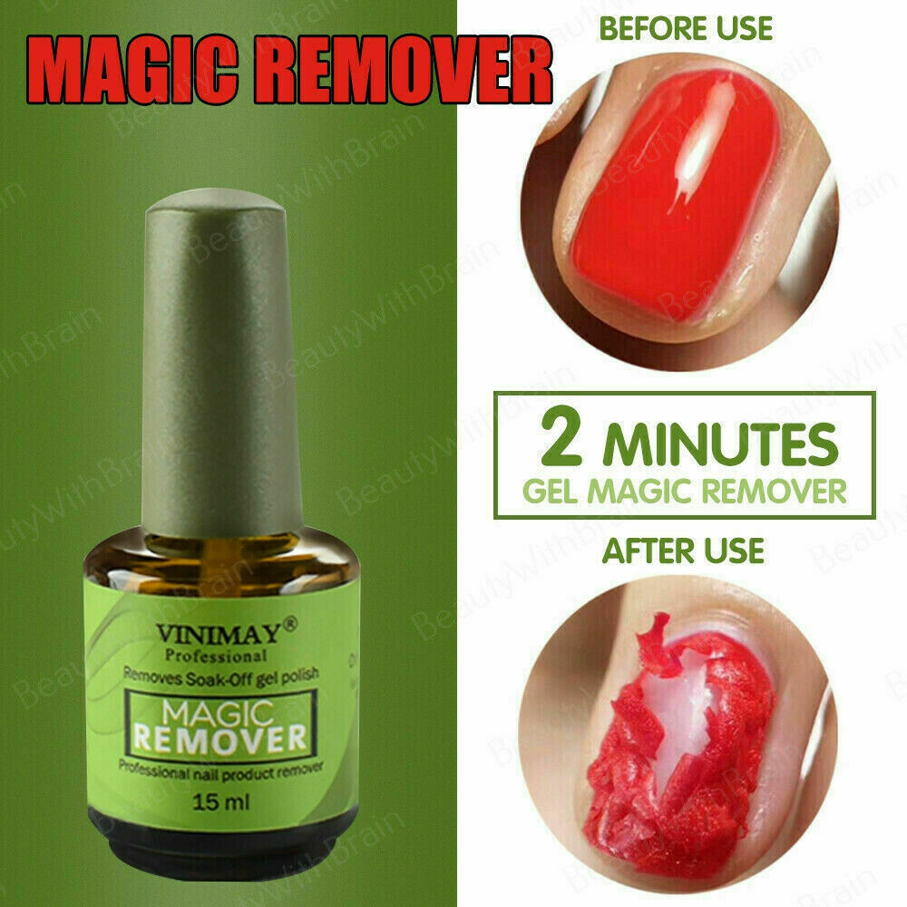 burst magic remover cleaner gel brust remover nail gel polish remover 15ml